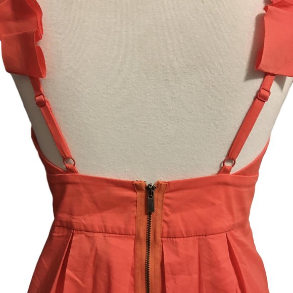 BCBG MaxAzria “Kerry” Coral Sun Dress - Size 4 - Picture 5 of 6